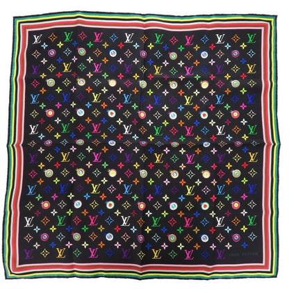 Louis Vuitton I Love Monogram Scarf Monogram Multicolor Noir Black M71916 Scarf