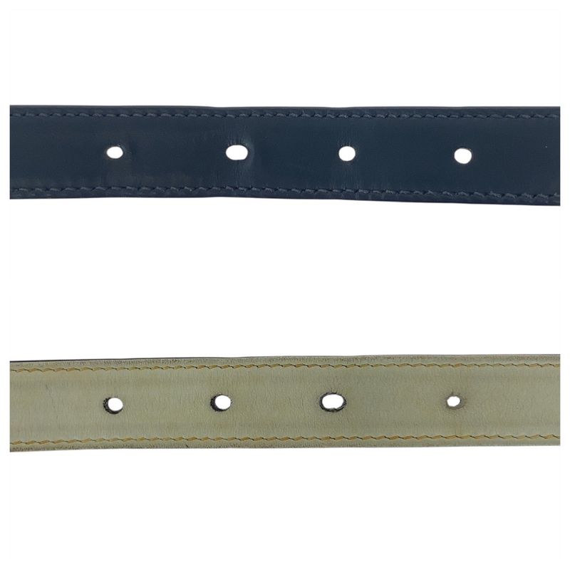 Gucci Vintage Interlocking Old Gucci 70cm (2756in)28" Navy 037 084 0054 Belt