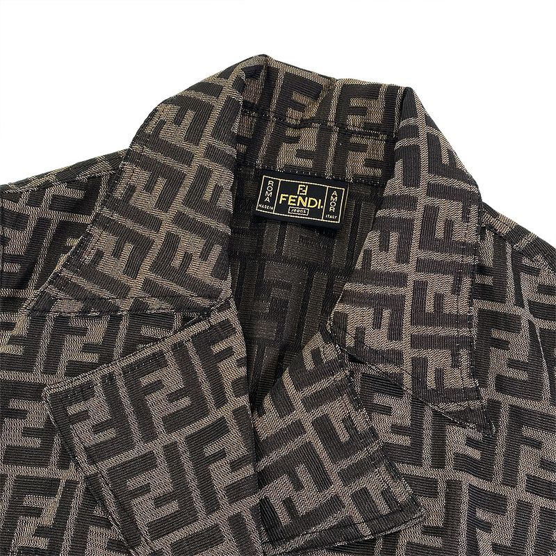 Fendi Zucca Pattern Size 40 Vest