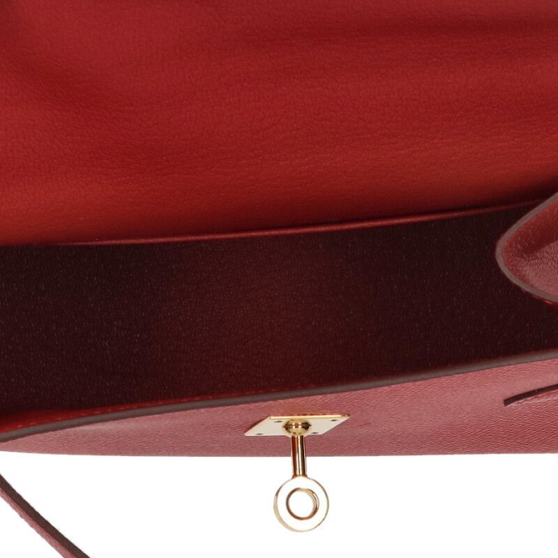 Hermes Mini Kelly None Order U Engraved Ghardware Leather Handbag Women