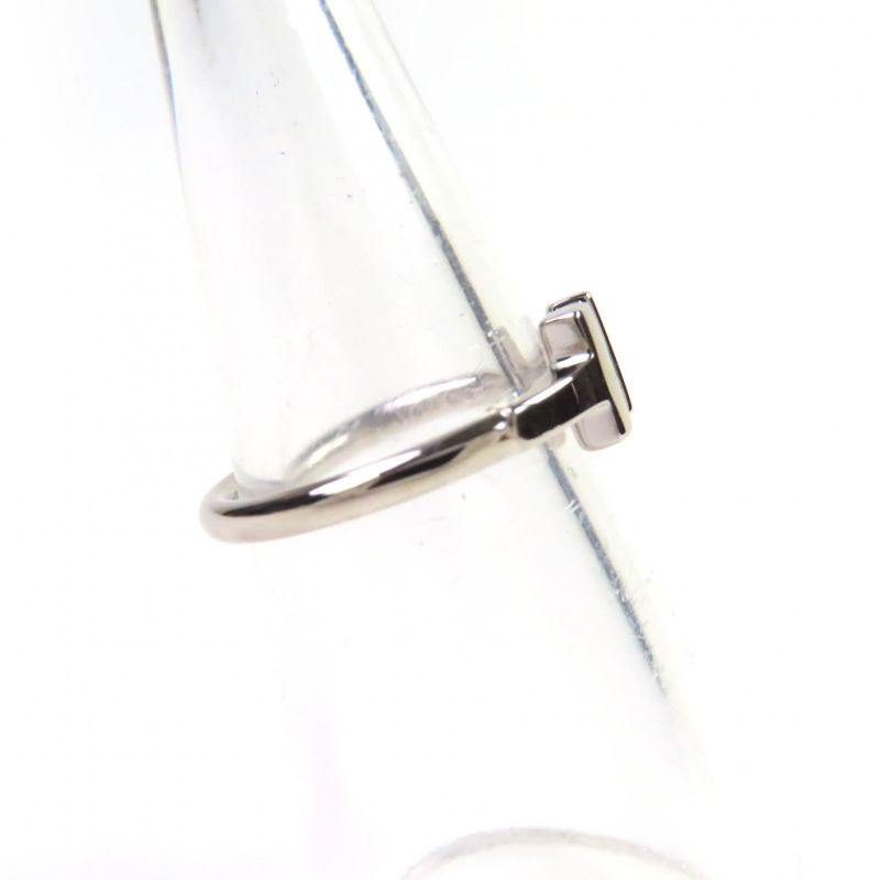 Tiffany & Co T-wire Ring 18K White Gold Accessory Ring White Gold Size Approx 8