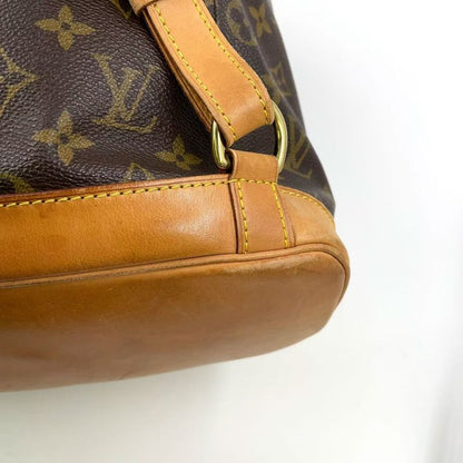Louis Vuitton Montsourisgm Monogram Leather × PVC Brown Backpack Gold M51135