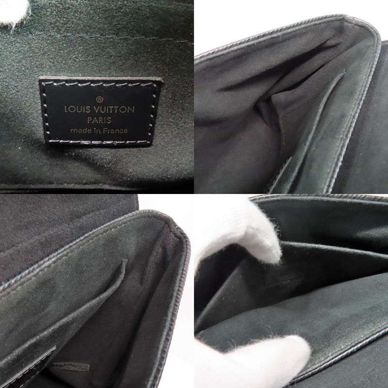 Louis Vuitton Rocki-bb M52880 Epi Noir Black Shoulder Bag 2WAY Gold