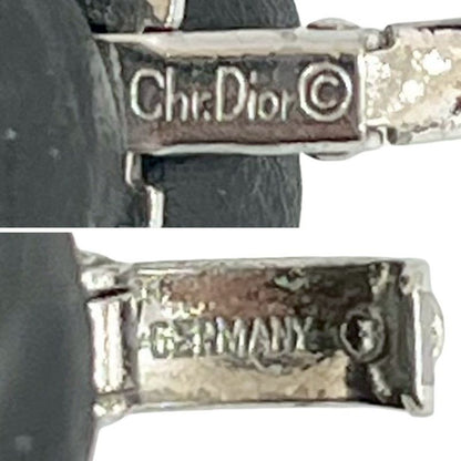 Christian Dior Chain Long Necklace Pendant Accessory Silver 2036