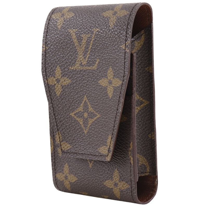 Louis Vuitton Etui Cigarette Case M63024 Monogram Canvas Brown Mi0916 Unisex