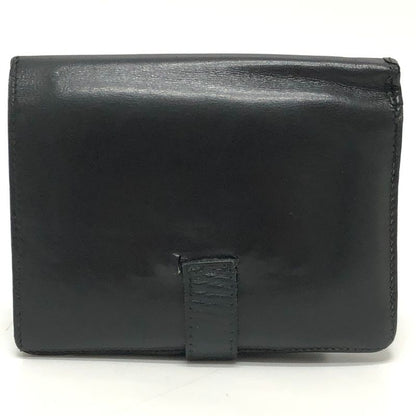 Hermes Bifold Wallet Bearn Compact Box Calf Black