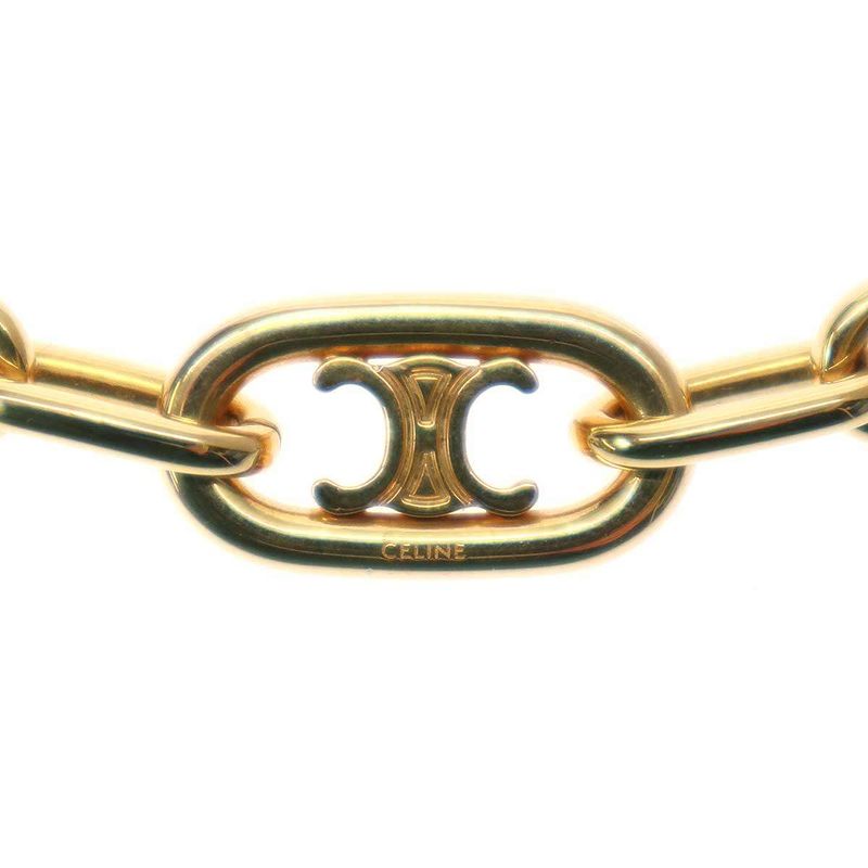 Celine Triomphe Link Necklace Triomphe Link Necklace Sca3272 Gold
