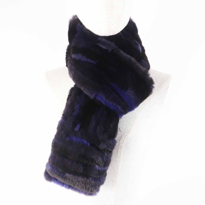 CHANEL 17B Orillag 100% Cashmere-lined Scarf With All-over Coco Mark On The