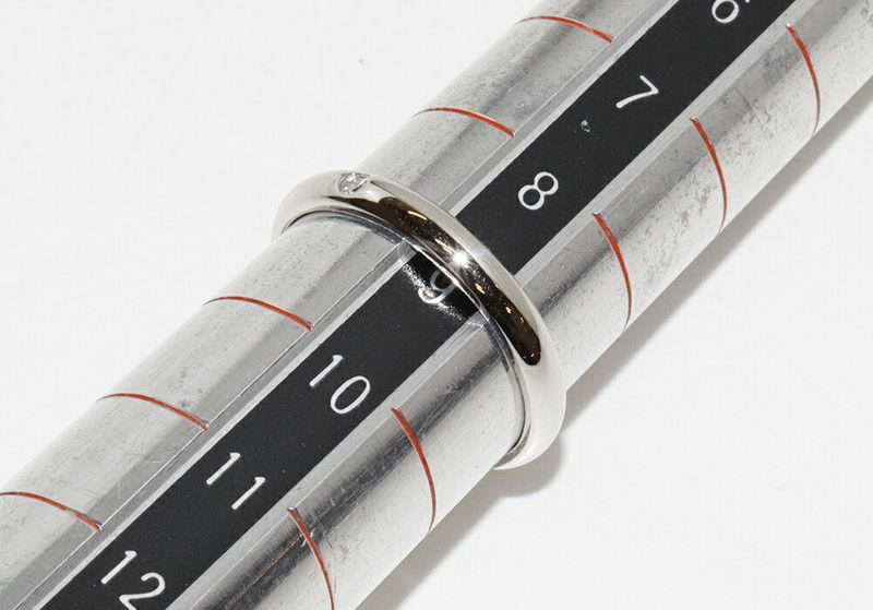 Cartier Ring Pt950 Diamond 1P (001ct) Classic Wedding Ring 1895 Wedding Ring