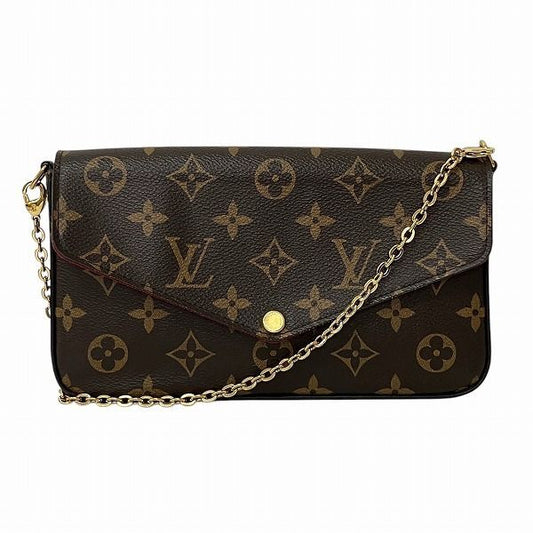 Louis Vuitton Monogram Pochette Felicie M61276 Chain Wallet Bag Shoulder Bag