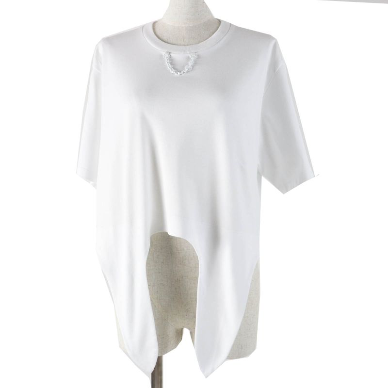 Louis Vuitton 23SS Cropped Box Silhouette Short-sleeved T-shirt White L Made
