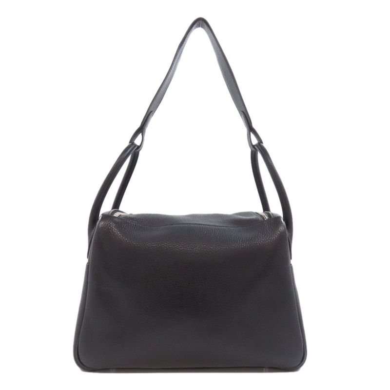 Hermes Lindy 30 Silver Hardware Handbag Taurillon Women