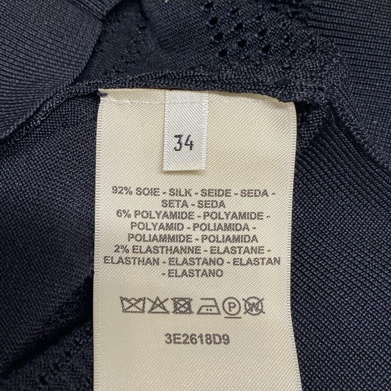 Hermes Long Sleeve Cut And Sewn Size 34 S Women - 3e2618d9 Black Crew Neck /