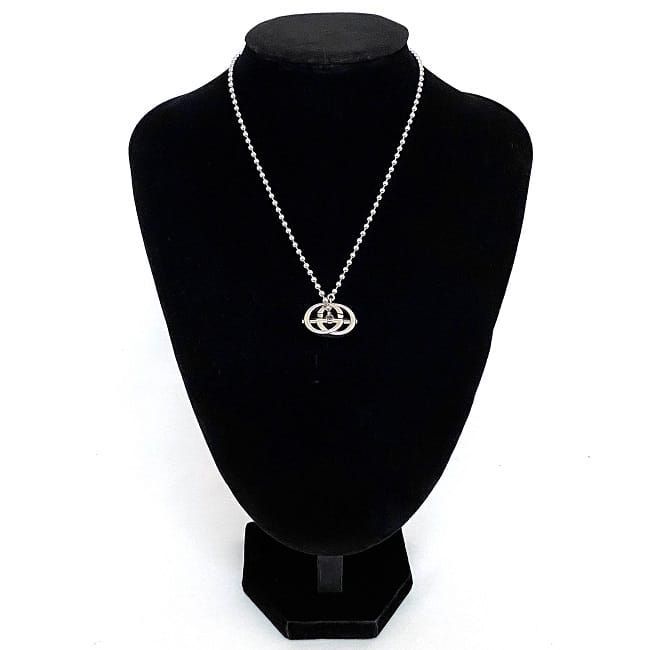 Gucci Ball Chain Necklace in Silver with Star Ring