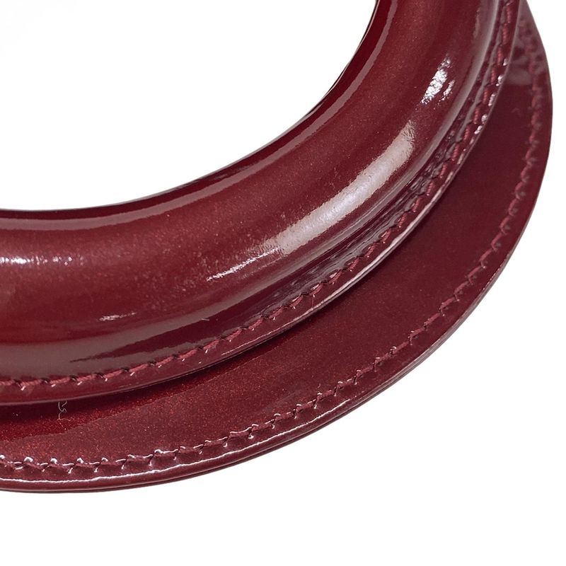 Dior/christian Dior Handbag Lady Dior Mini Bag/trotter Bordeaux Gold Hardware