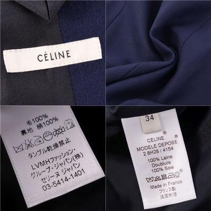 Celine Phoebe Period Long Coat Crombie Coat Chi