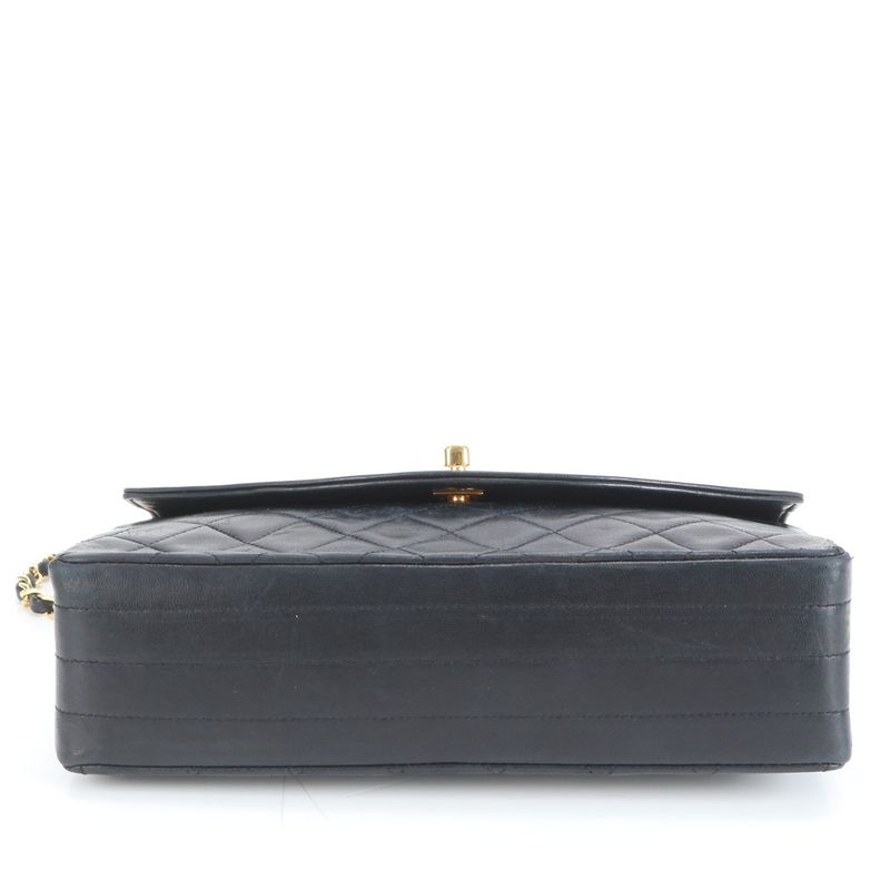 Chanel With Serial Seal Matelasse Lambskin Leather 2WAY Shoulder Bag Crossbody