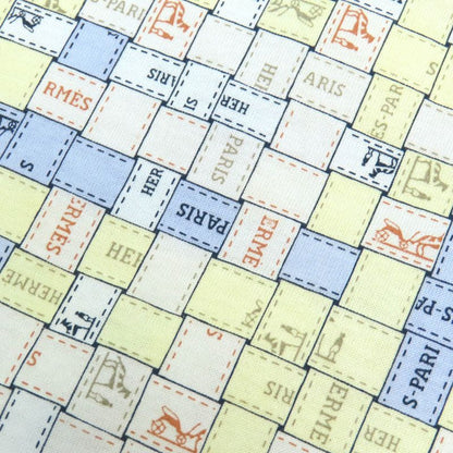 Hermes 25SS 5e4645dkdd34 Bolduc Au Carre Bolduc Check 100% Cotton Crew Neck