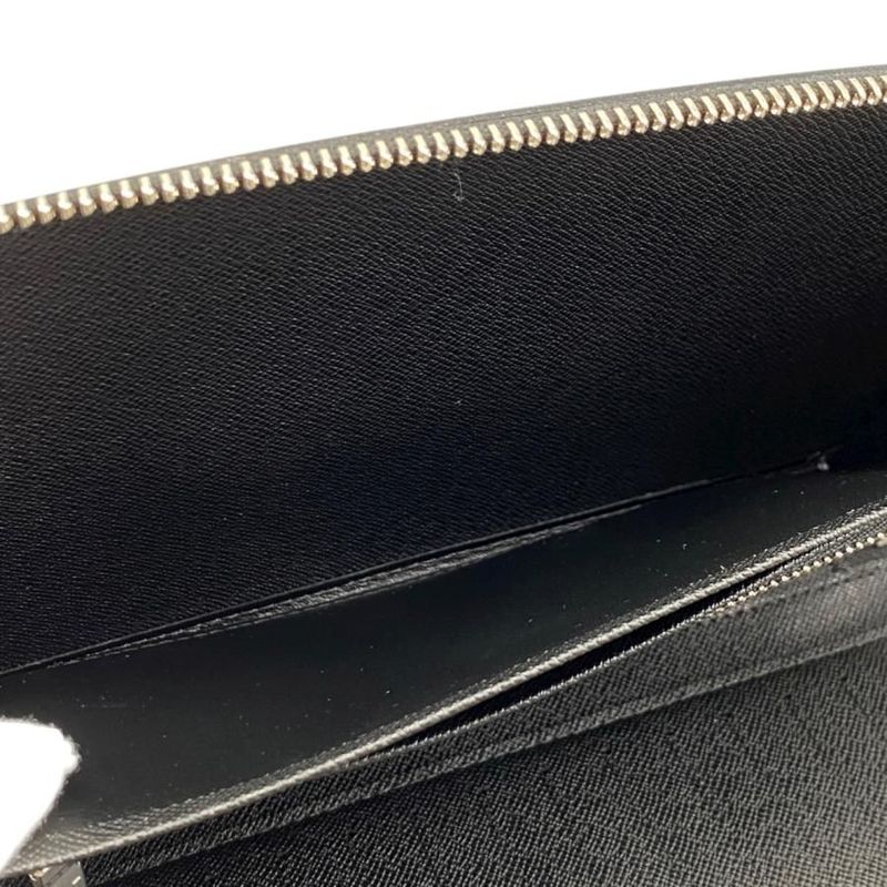 Louis Vuitton Bifold Long Wallet Travel Case Organizer Athol M30652 Taiga