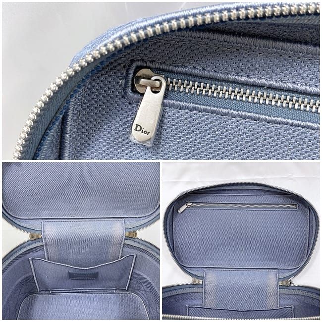 Christian Dior Handbag Vanity Bag Light Blue