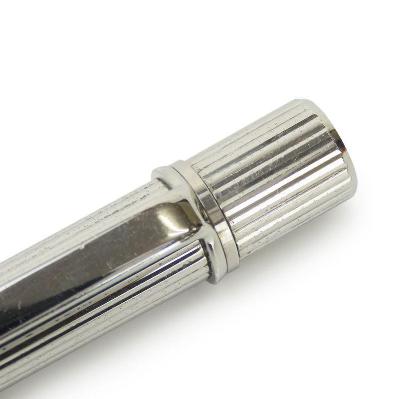 Cartier Ballpoint Pen St150091 Mast Deux Metal Silver Writing Utensils Stationer