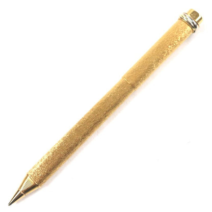 Cartier Vintage Trinity Ballpoint Pen With All Over Design Cap Style Gold With
