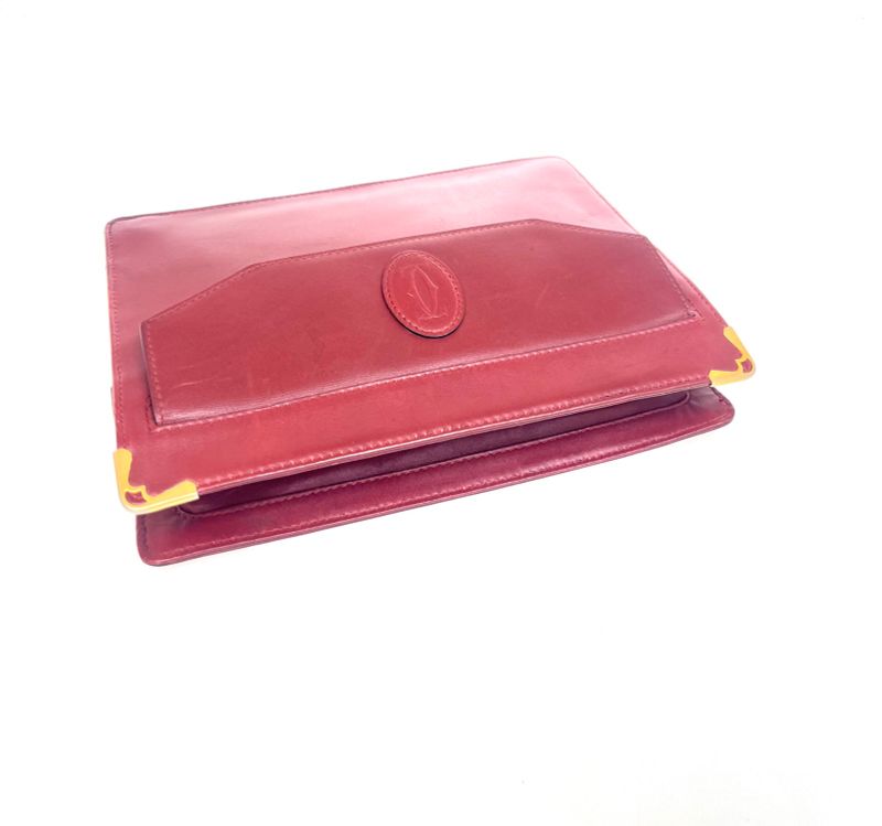 Cartier Clutch Bag Must Line Bordeaux 08bs290