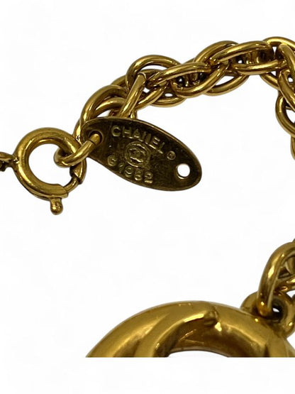 Chanel 1982's Coco Mark Bracelet Unisex Gold