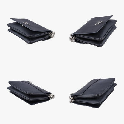 Prada Patina City Chain Black Saffiano Leather 1bd009204