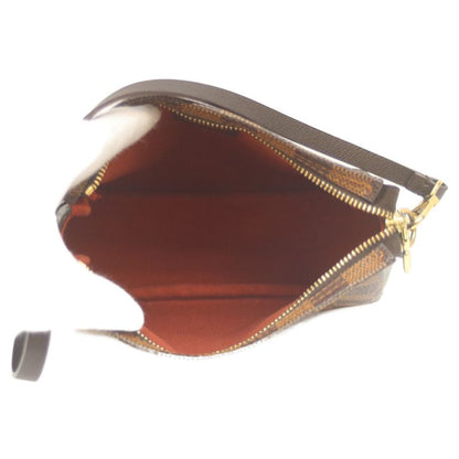 Louis Vuitton 00 N51982 Damier Trousse Makeup Handbag Pouch Brown Women