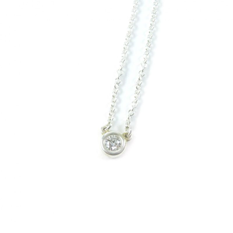 Tiffany & Co Elsa Peretti By-the-yard 0.05ct 1P Diamond Necklace