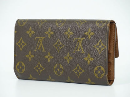 Authentic Louis Vuitton LV Porte Trésor International Monogram Long Wallet