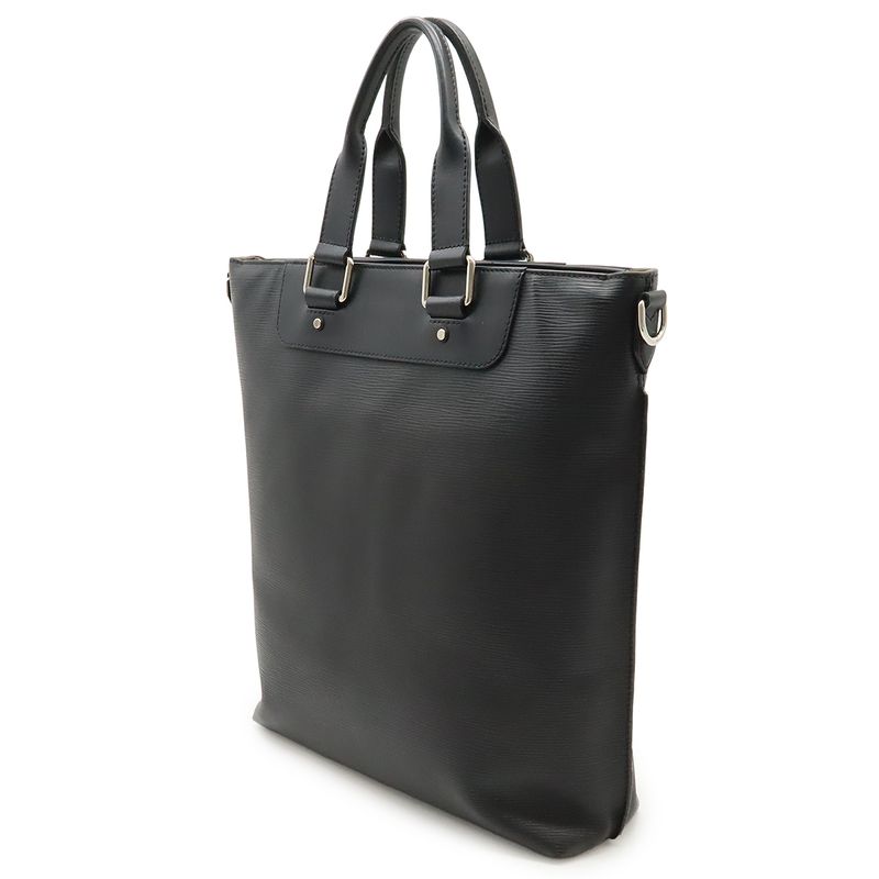 Louis Vuitton Epi Cabas Jules Tote Business Bag Document Cabasn Noir Black