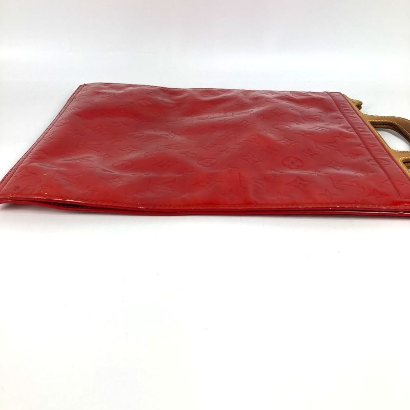 Louis Vuitton Handbag Stanton M91078 Monogram Vernis Red