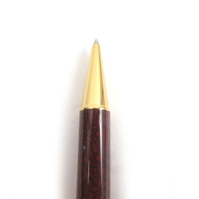 Cartier Trinity De Cartier Marbled Twist Ballpoint Pen Bordeaux Gold Made In