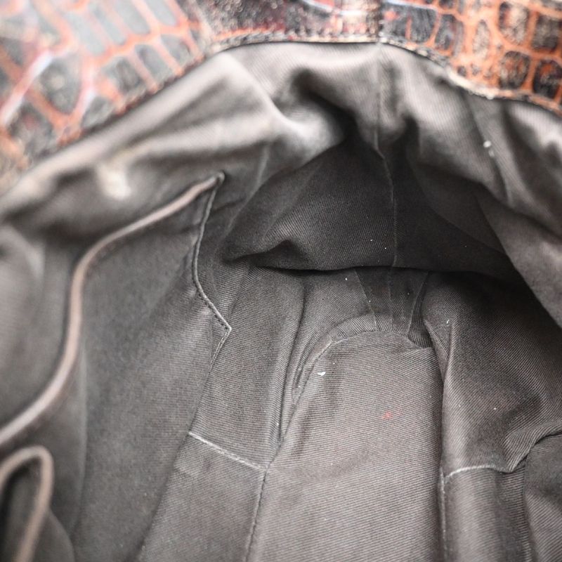 Celine Hand Shoulder Bag 2way Macadam Brown 62ka955