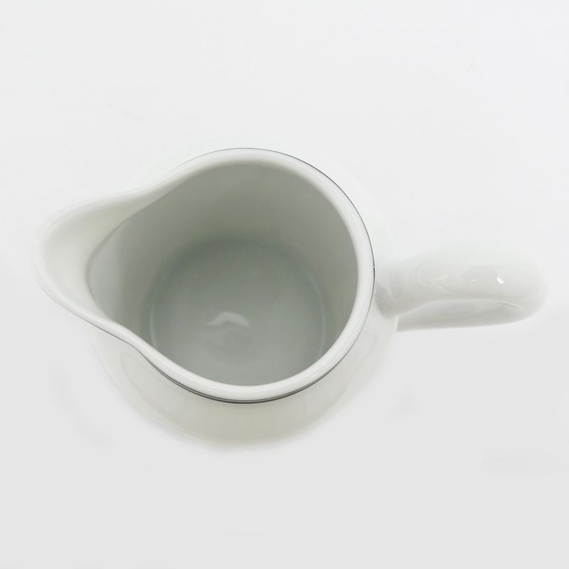 Hermes Creamer H DECO White Black Ceramic Tableware Accessories Others