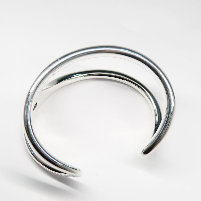 Hermes Bracelet Chaine D'ancre Punk Bangle #15 Ag925 Silver - 2023