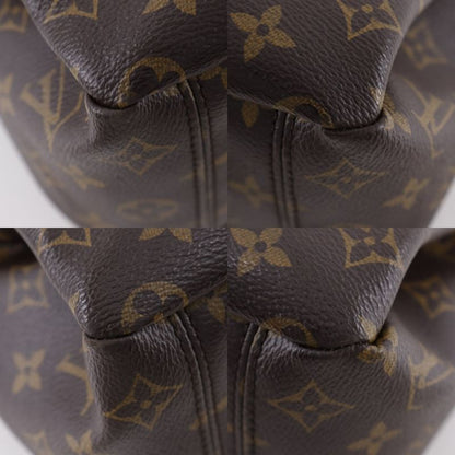 Louis Vuitton Pallas 2WAY Shoulder M41064 Monogram Canvas Noir Black Brown