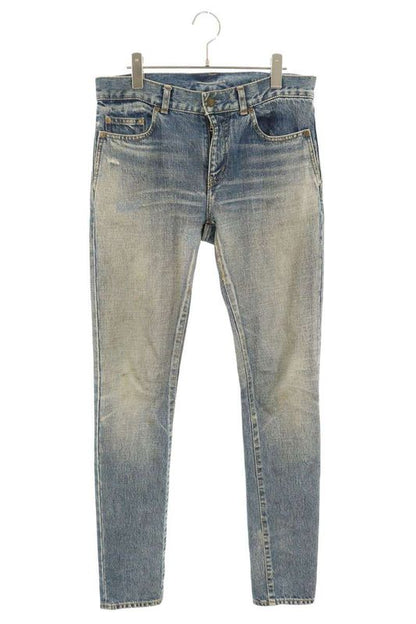 Saint Laurent Paris 494361 Ya862 Crash Repair Denim Pants Men's 28