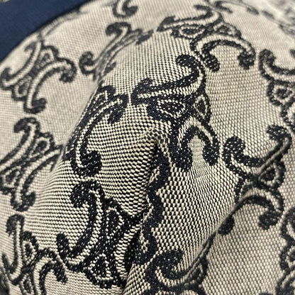 Celine Tote Bag Macadam Pattern Dark Navy Ivory And Multi Leather