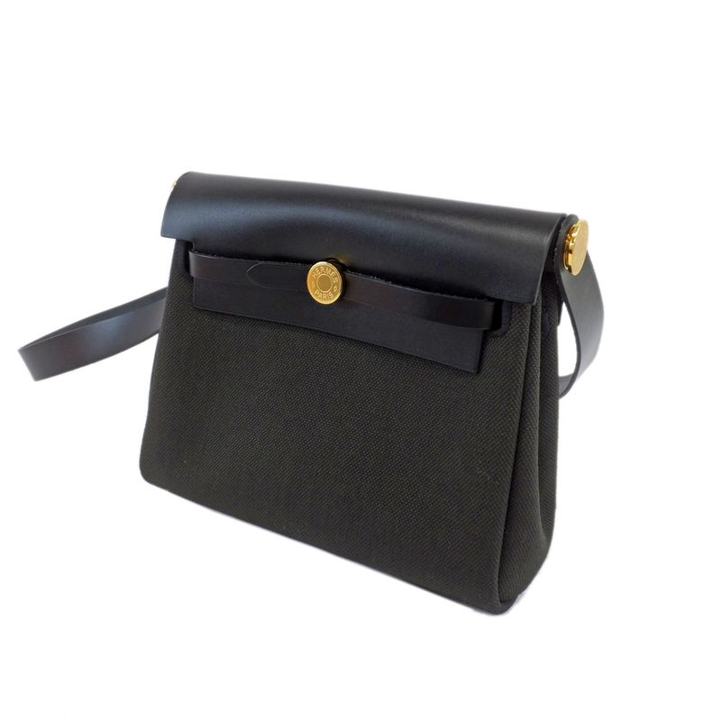 Hermes Herbag Her Bag Mini Toile Ash Vash Hunter - K Carved Around