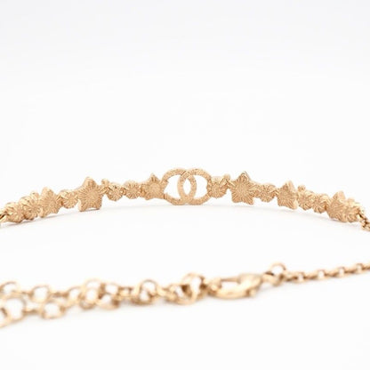 Chanel Necklace Pendant Choker Gold Coco Mark Rhinestone Star