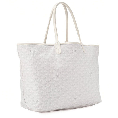 Goyard [goyard] Saint-louis PM Tote Bag Coated Canvas White With Silver