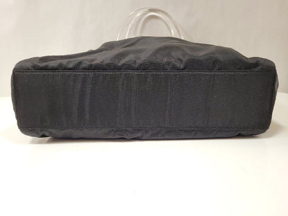 Prada Handbag B8167 Tessuto Nylon Plastic Nero Black Preowned 003806