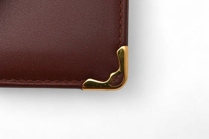 Cartier Fold Wallet Vintage Cartier Men's Must De Cartier Bordeaux 73184192