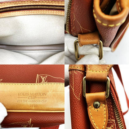 Louis Vuitton M80028 Vuitton Cup Calvi Shoulder Bag PVC Leather Orange Pvc/leath