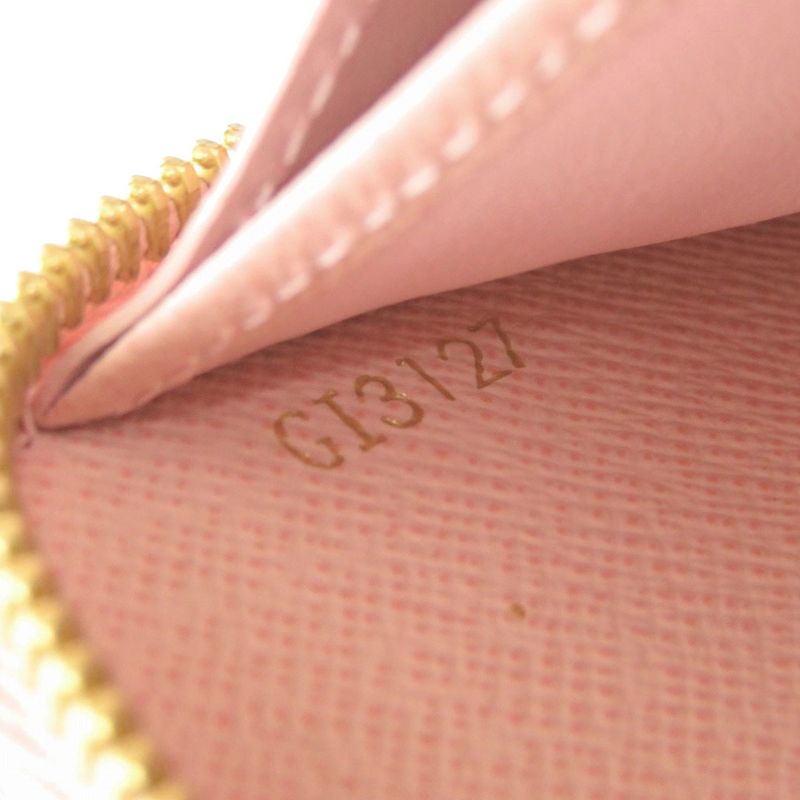Louis Vuitton Round Zipper Zippy Wallet Epi M62067 Epi Leather Pink Long Wallet