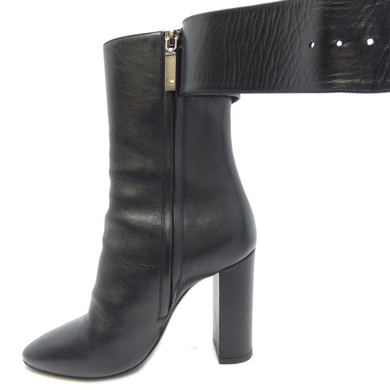Yves Saint Laurent Size 22 Black Boots