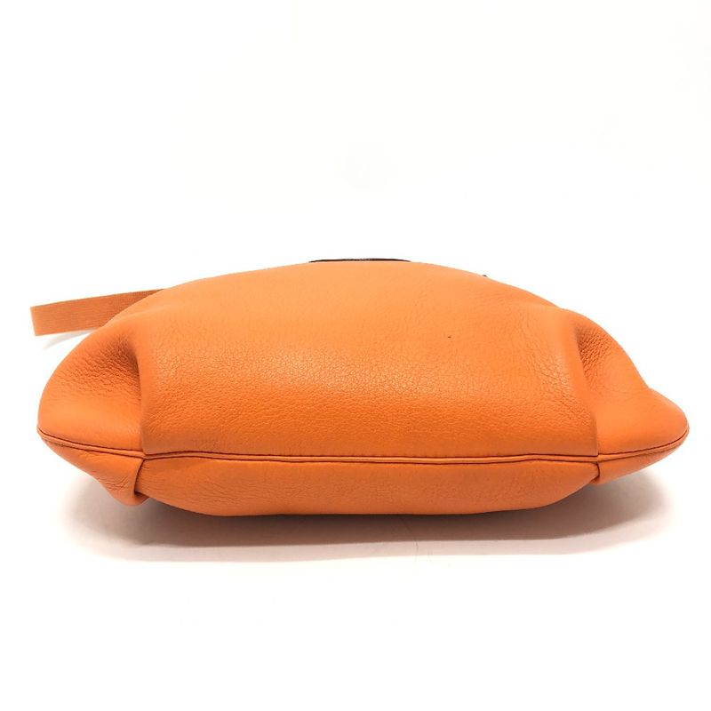 Hermes Shoulder Bag Rodeo De Taurillon Clemence Orange